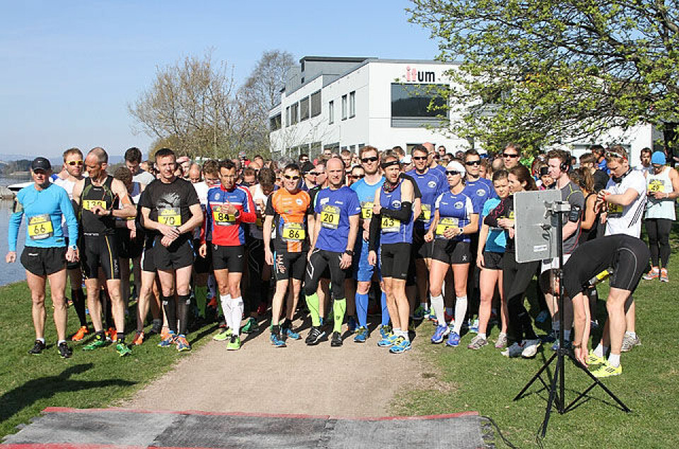 Påskemaraton ble sommermaraton Start_IMG_1686.jpg