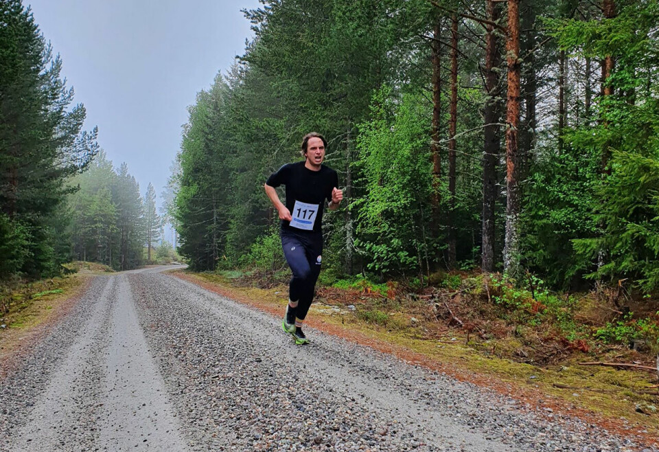 Nytt motbakkeløp i Sport1-karusellen Gunnar Amundsen mot maal som nr 2.jpg