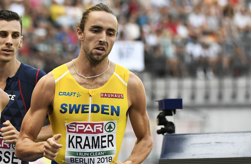 Andreas Kramer viste så god form nå at han kan være en medaljekandidat under innendørs-EM i Torun i mars. Her ser vi han under EM i Berlin der han løp inn til sølvmedalje. (Foto: Bjørn Johannessen) Andreas Kramer viste så god form nå at han kan være en medaljekandidat under innendørs-EM i Torun i mars. Her ser vi han under EM i Berlin der han løp inn til sølvmedalje. (Foto: Bjørn Johannessen)