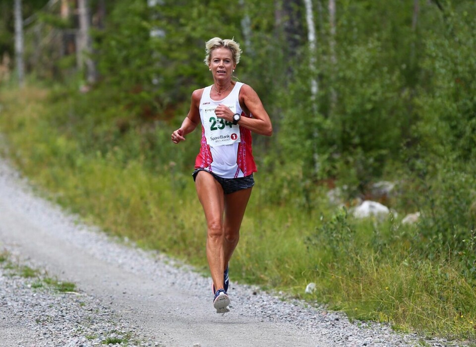 Runar Sæther med gips og seier på halvmaraton på Kongsvinger Rita_Nordsveen_18km.jpg