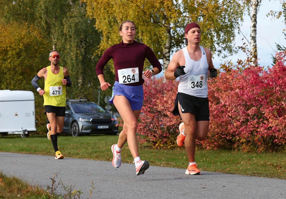 246 løpere løp søndagens Perseløp på Eidsvoll 29 aar gamle Adna Tahirovic fra Raaholt ble nummer to paa 10 kilometer med tiden 41.17.jpg