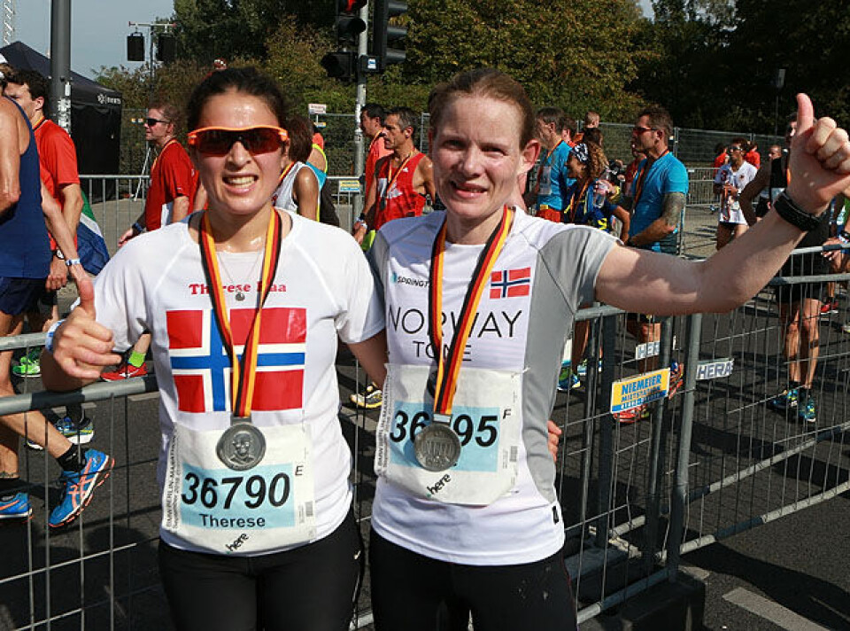 Nesten verdensrekord og mye god norsk løping i Berlin Marathon Therese_Raa_Tone_Raaen_AZ3T3572.jpg