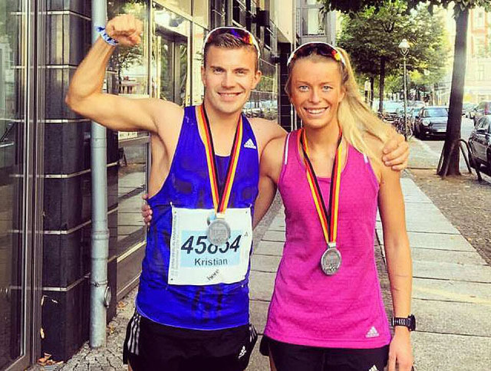 Nesten verdensrekord og mye god norsk løping i Berlin Marathon Kathrine_Kvernmo_og_Kristian_Ulriksen_640.jpg