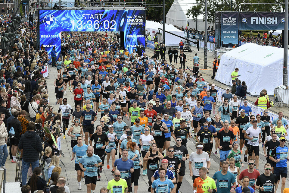 Med 6137 fullførende deltakere var halvmaraton var den distansen under Oslo Maraton som var desidert størst. (Alle foto: Bjørn Johannessen) Med 6137 fullførende deltakere var halvmaraton var den distansen under Oslo Maraton som var desidert størst. (Alle foto: Bjørn Johannessen)