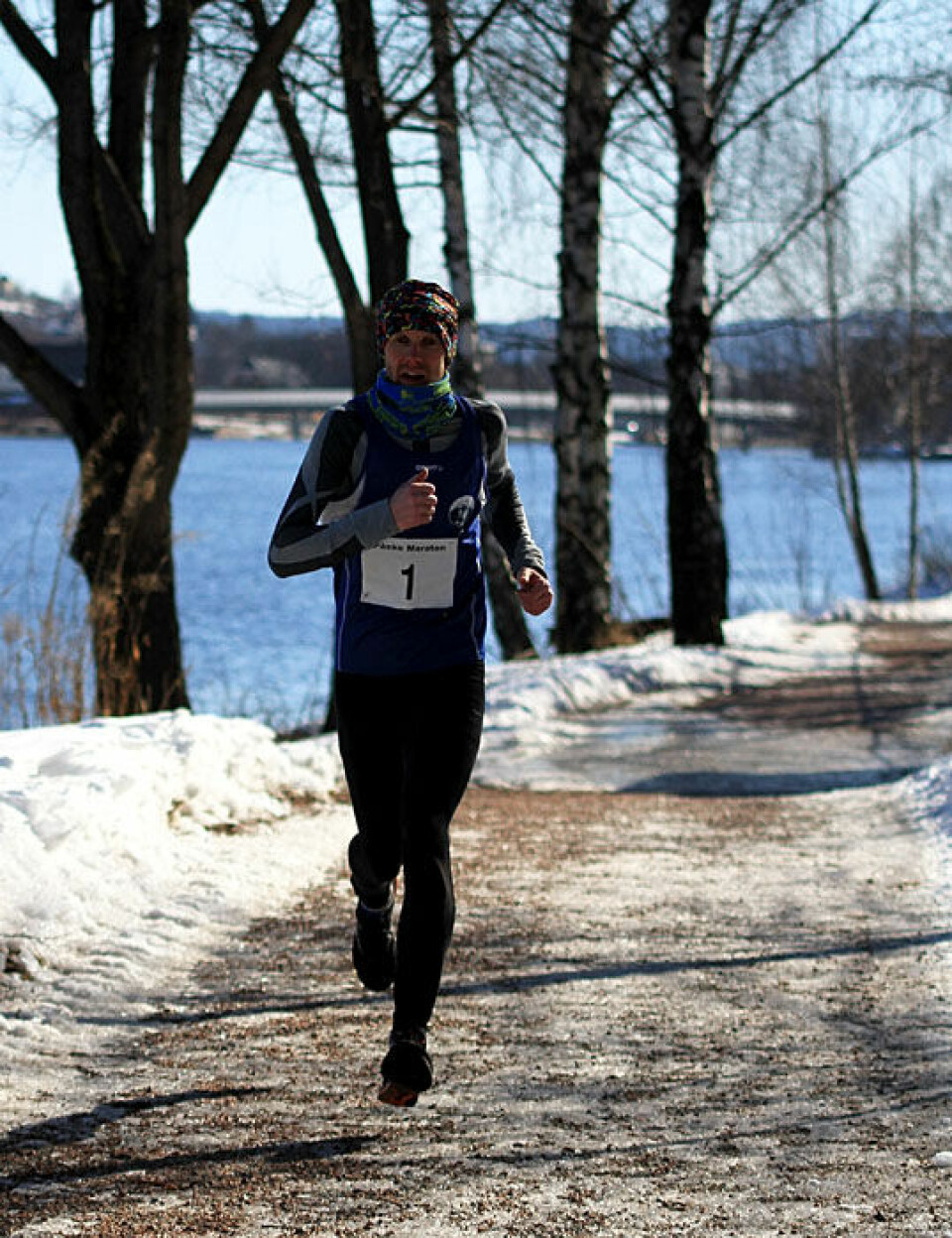 Påskemaraton under blå himmel