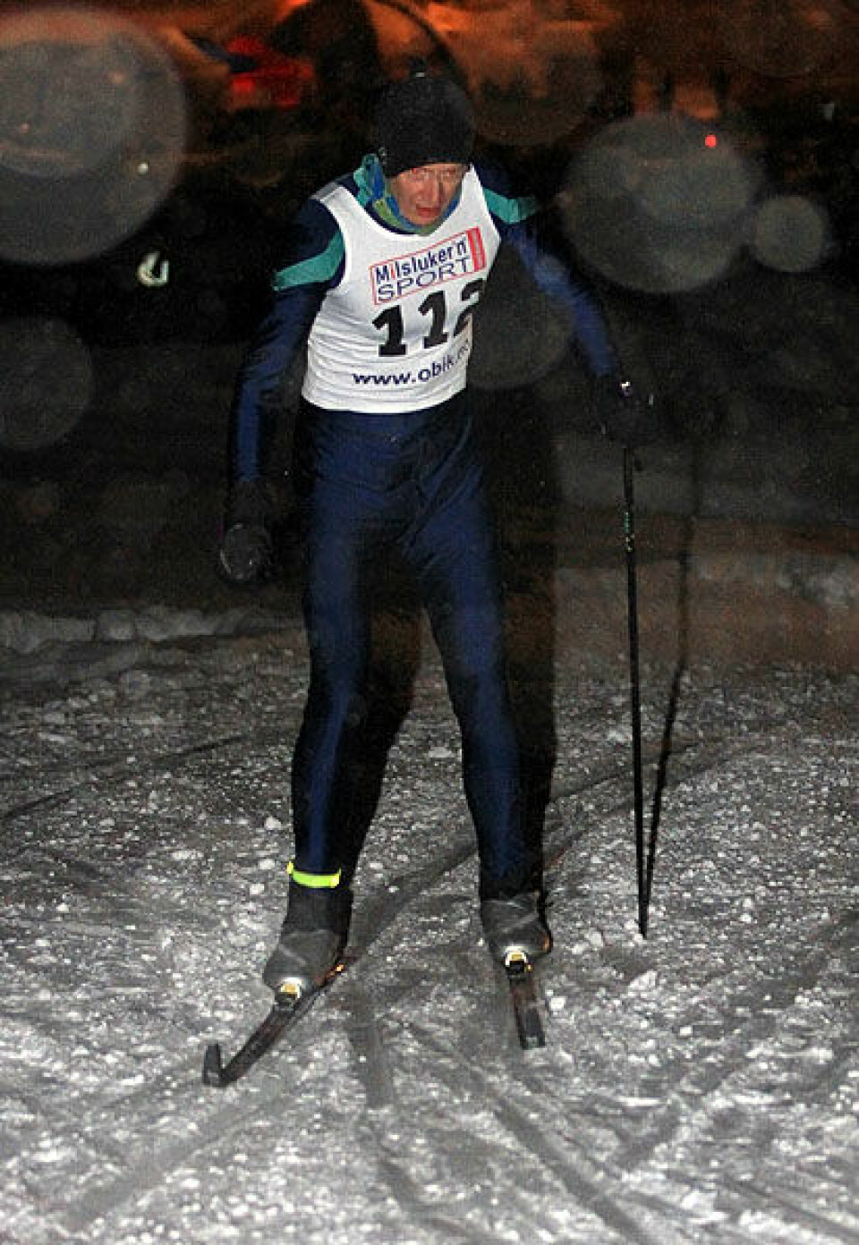 Lett snødriv på avslutningen