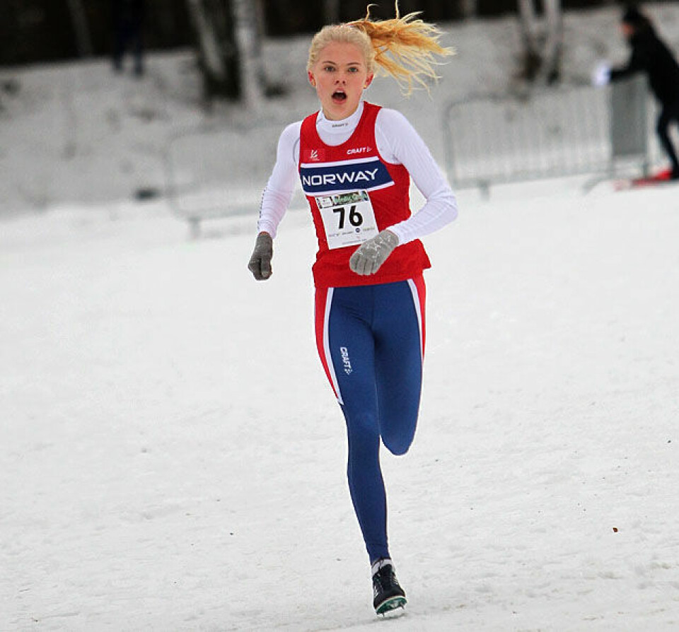 Unge langdistansetalenter - 1 av 4: Christine Næss Christine_Næss_spurter_A20G0555.jpg
