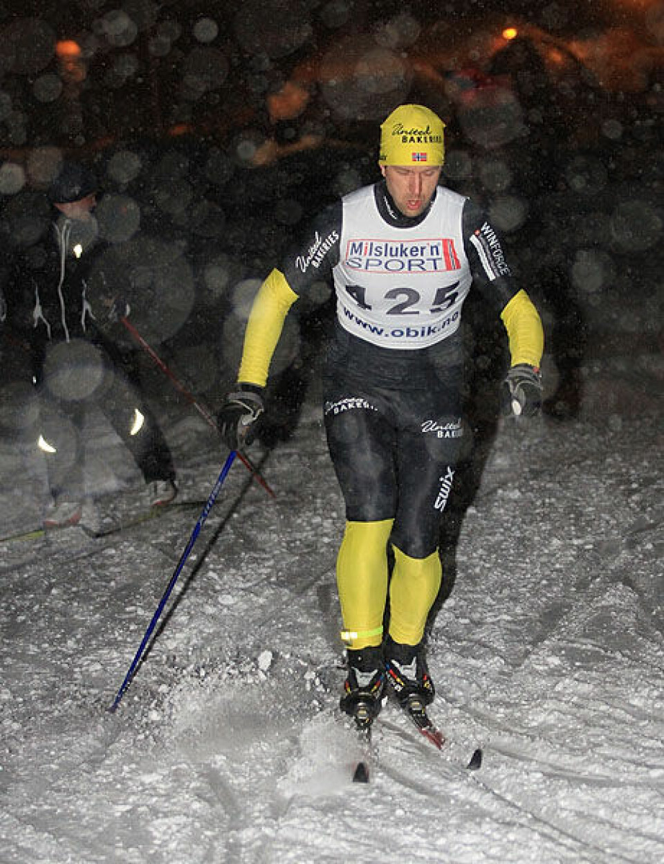 Lett snødriv på avslutningen