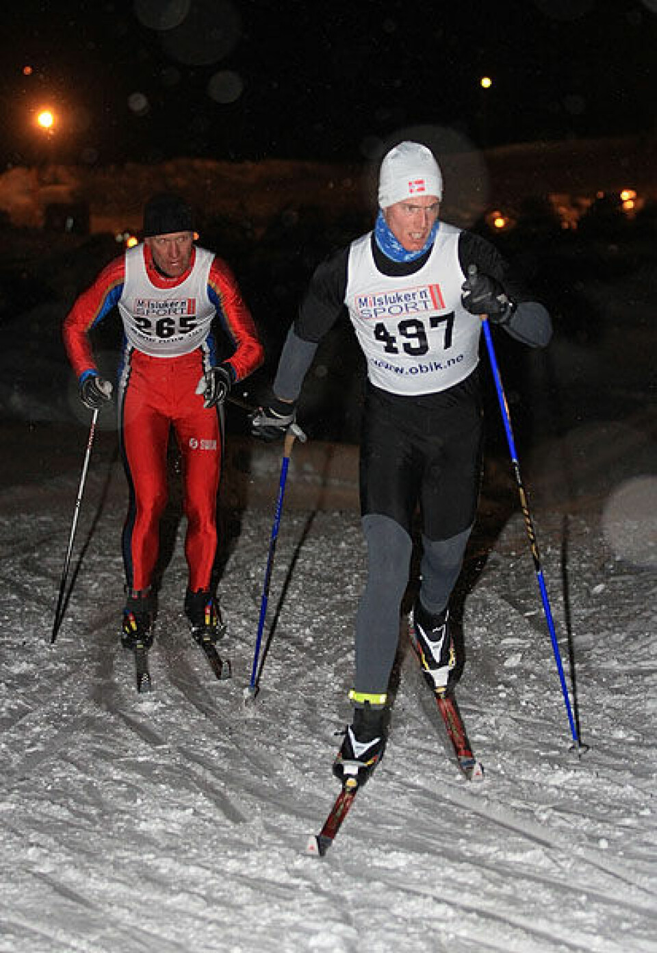 Lett snødriv på avslutningen