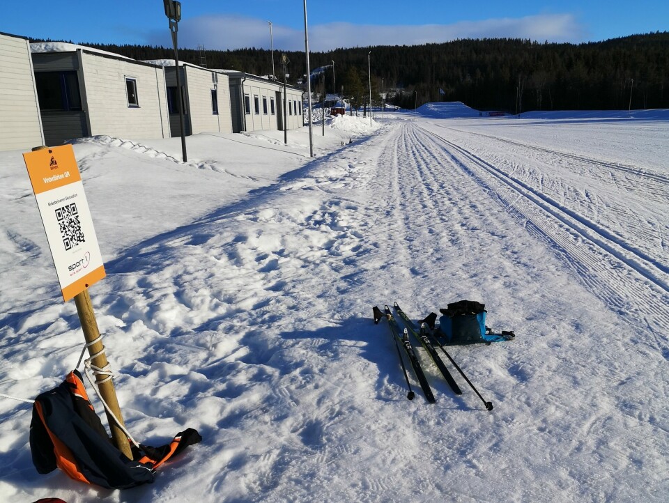Seks skal gå Birken fire ganger fredag og lørdag Start og mål.jpg