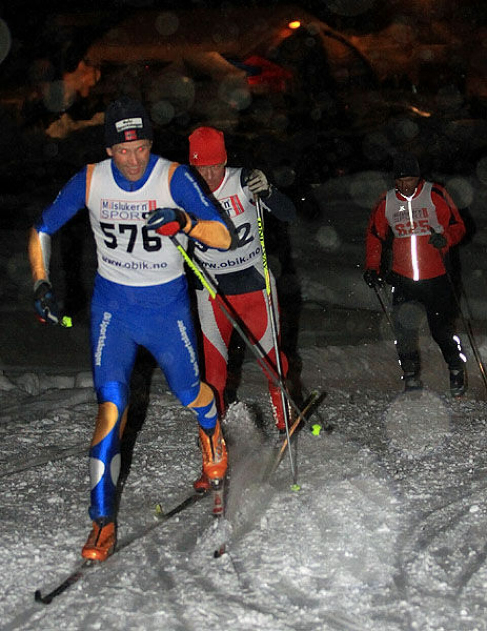Lett snødriv på avslutningen