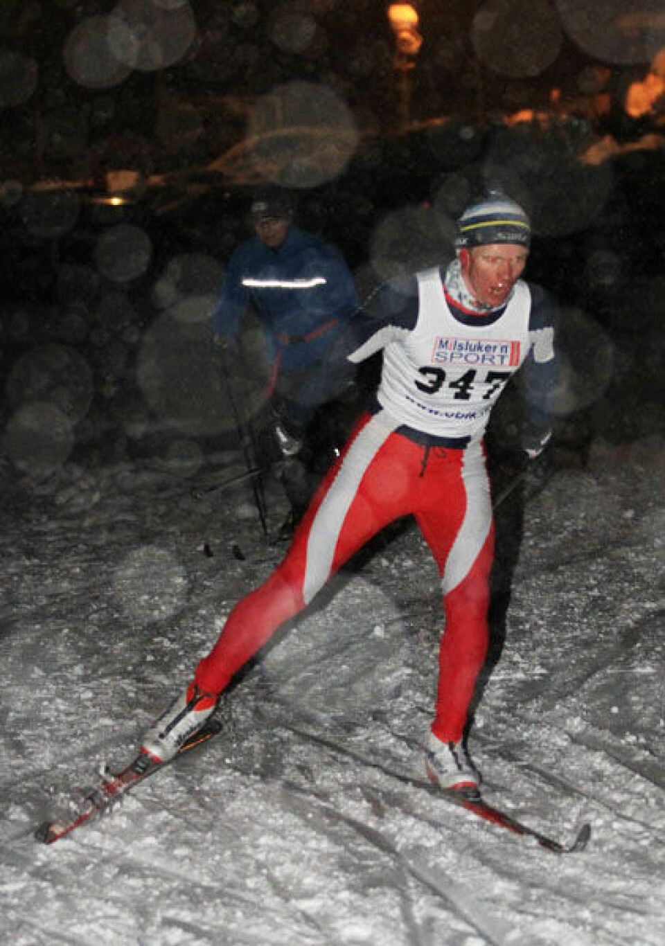 Lett snødriv på avslutningen