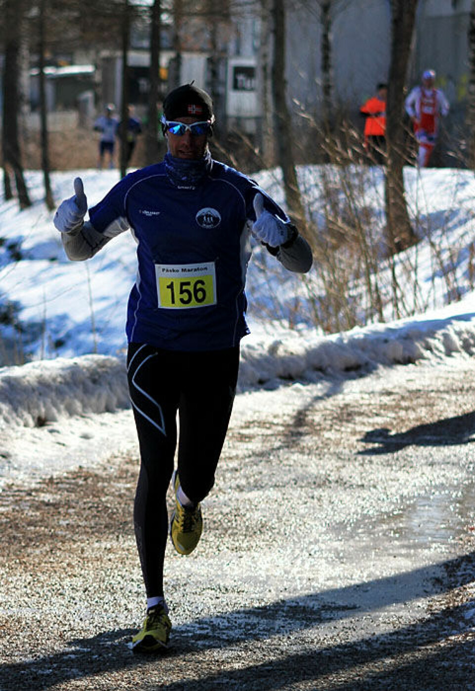 Påskemaraton under blå himmel