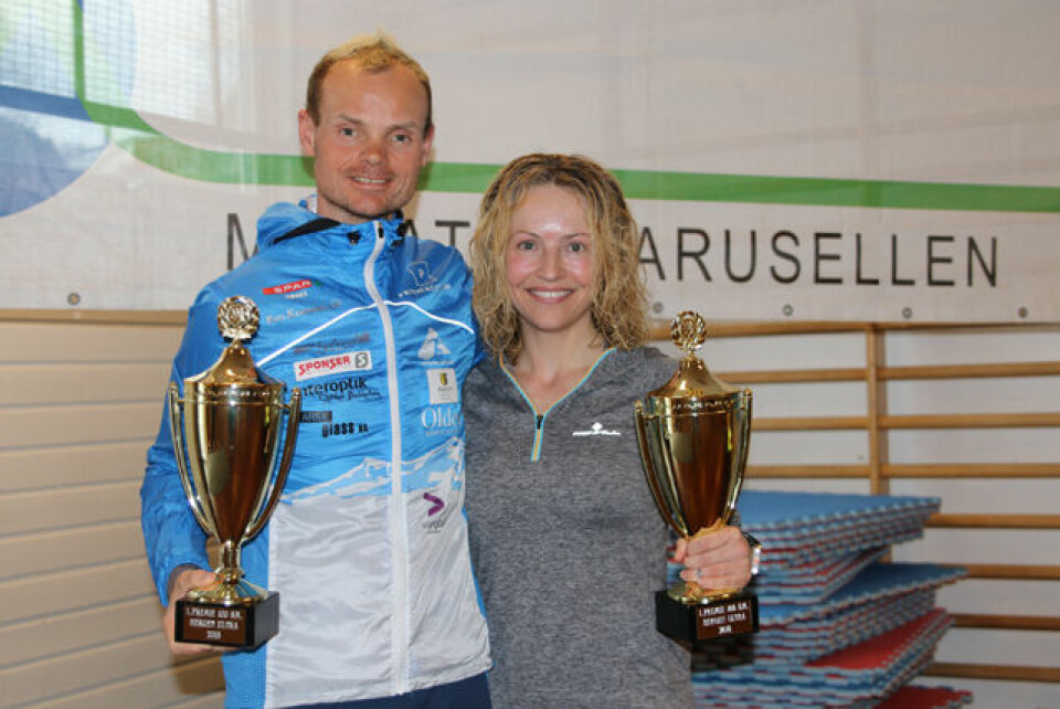 Bjørn Tore Taranger og Therese Falk best på 100 km Bjørn Tore Taranger og Therese Falk best på 100 km