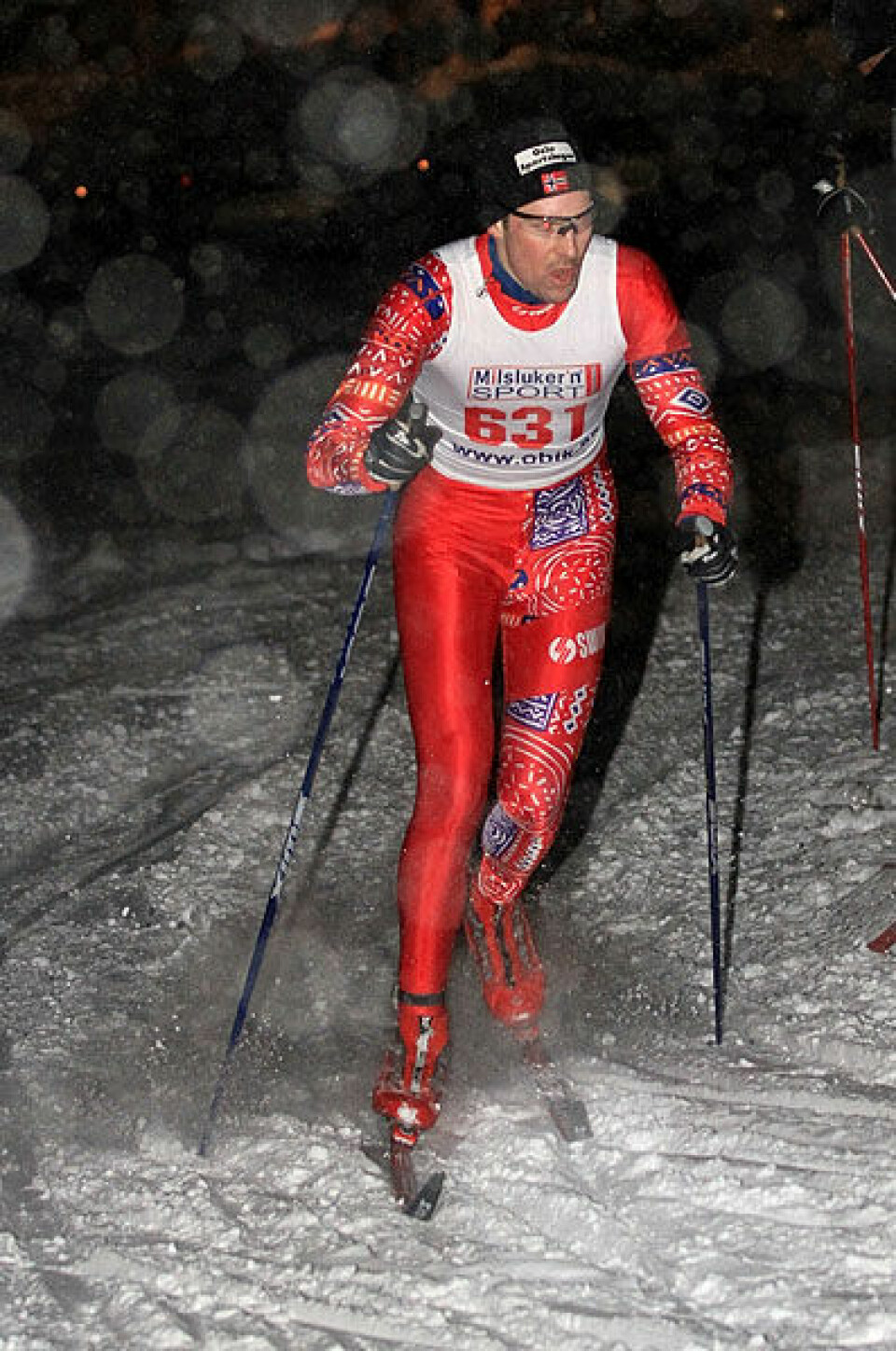 Lett snødriv på avslutningen