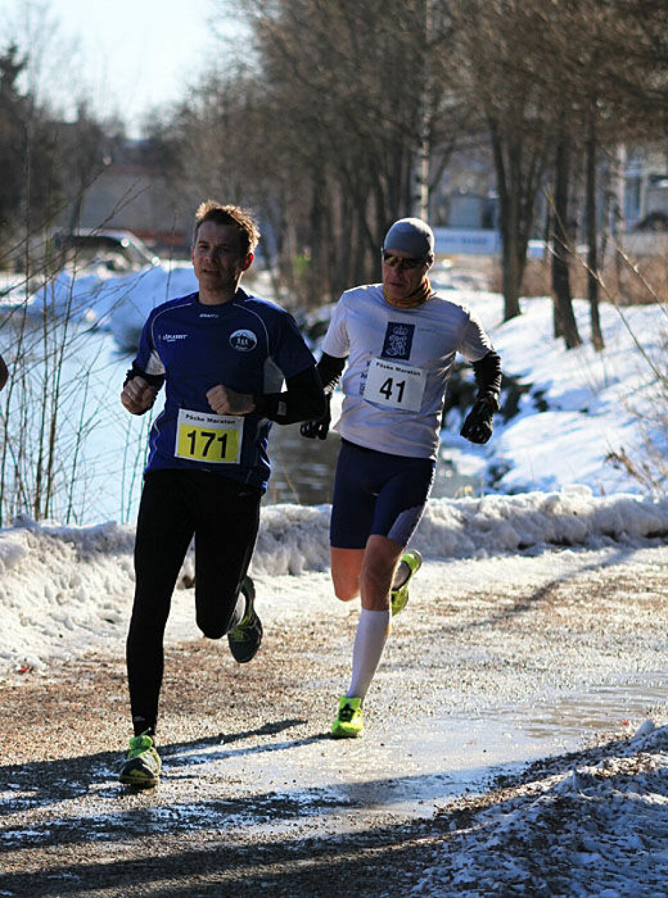 Påskemaraton under blå himmel