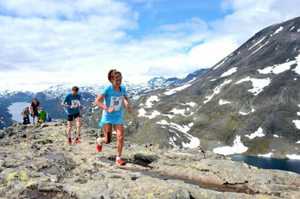 Eemilie Forsberg gledet seg stort over å kunne løpe Besseggløpet. Foto: Forsbergs Instagram-konto Eemilie Forsberg gledet seg stort over å kunne løpe Besseggløpet. Foto: Forsbergs Instagram-konto