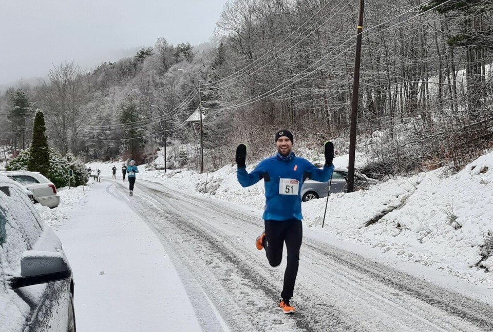 Ålesund Vinterkarusell i forrykende vintervær 10km_Aron_Dyb