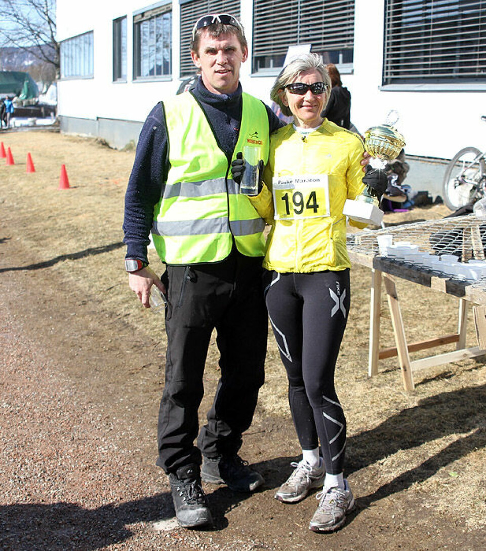 Påskemaraton under blå himmel