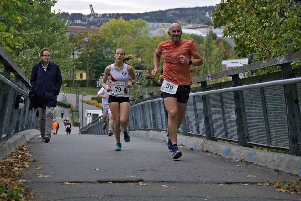 Fin debut for Blindernløpet Lisa_De_Ruiter_over_brua_DSC01081.jpg