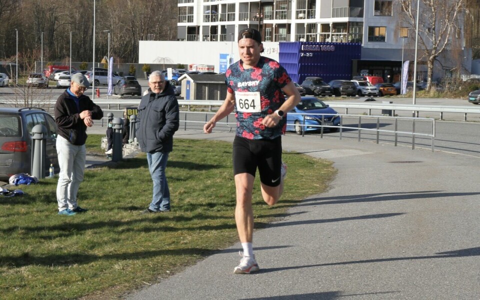 Begge løyperekordene blei slått på Vårdliten i Ålesund Kristoffer_Tollaas