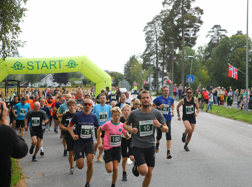 Kirsti M. Johnsen satte norsk klasserekord i den 45. utgaven av Kodalmila Kodalmila-start-5km.jpg