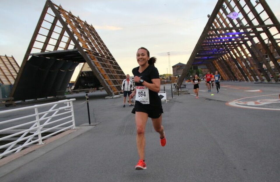 Sommernattsløpet i nydelig solnedgang Kondis/Heming Leira