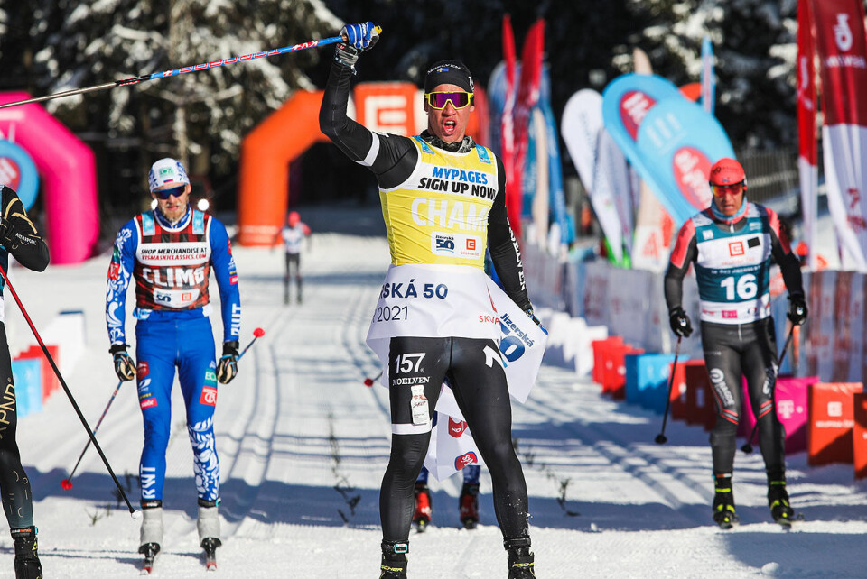 Svenskene vant i Ski Classics Jizerská 50 - Emil Persson og Lina Korsgren til topps Emil Persson.jpg