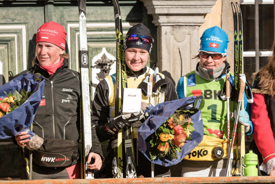 Eliassen vant spurtduell i La Diagonela, ny seier til Norgren Premiepallen_kvinner_Foto_Arrangoeren_FMO160123_6135.jpg