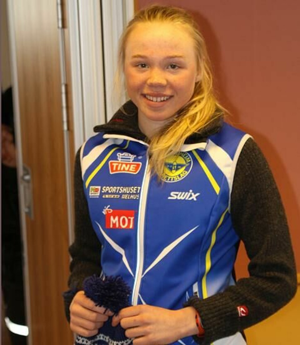 Hanne Skulbru med premie for klasseseier i fjorårets Narkut. Hanne Skulbru med premie for klasseseier i fjorårets Narkut.