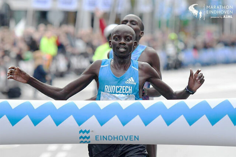 Ole Petter Fjeld vant halvmaraton i Eindhoven Festus_Talam.jpg