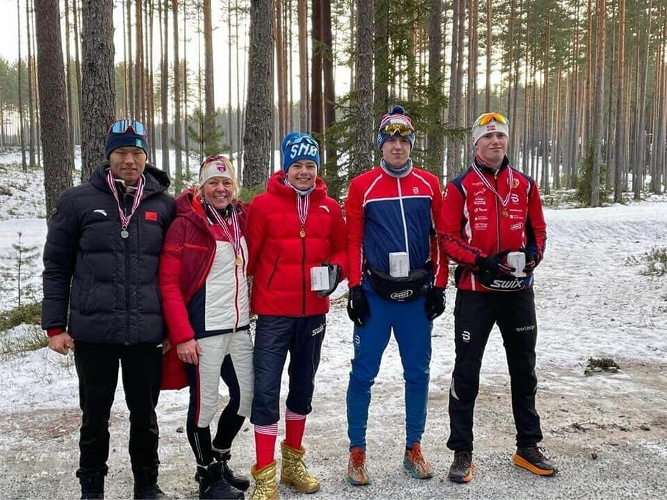 150 løpere i det 35. Munksjørennet i Trysil palmesøndag Trysil IL-KM-gull.jpg