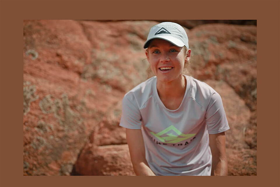 Nienke Brinkman portretteres i en video som er laget av arrangørene bak Golden Trail World Series. (Skjermprint fra video) Nienke Brinkman portretteres i en video som er laget av arrangørene bak Golden Trail World Series. (Skjermprint fra video)