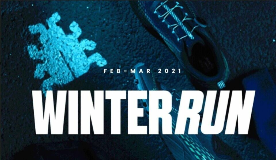 487 deltagelser i den viruelle Winterrun serien og mange som løp alle tre løpene winterrun