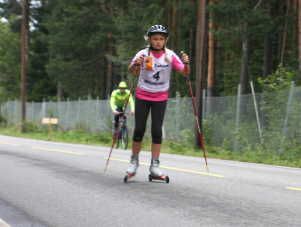 Kjapp start på rulleskikarusellen Mathilde_Juell