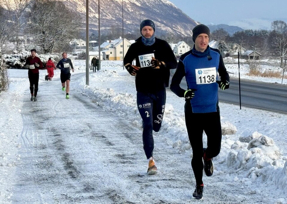 Grimstadvatnet Rundt under vinterlige forhold 2km_de_neste_beste