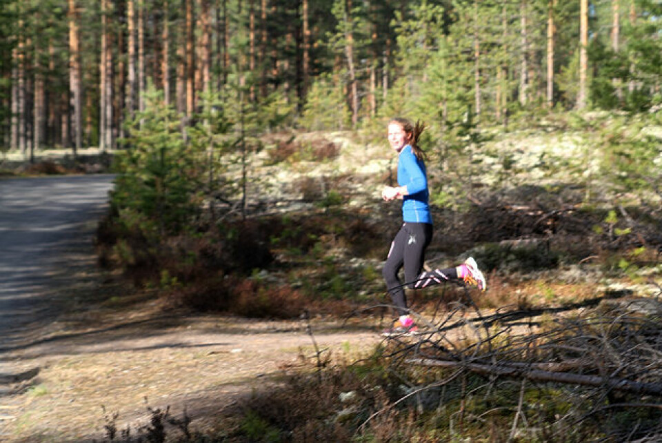 Aurora Ulsaker Bjørn i forrige ukes Gå-jogg i Elverum Aurora Ulsaker Bjørn i forrige ukes Gå-jogg i Elverum