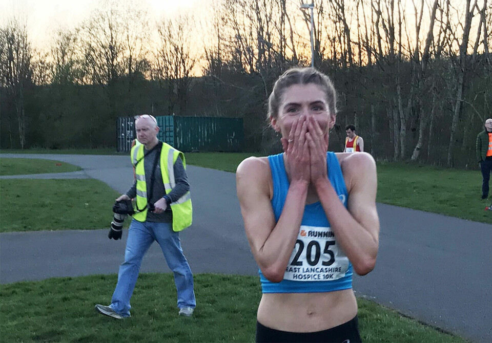 Hovedpersonen, Beth Potter, var omtrent like overraska over rekordløpet som alle andre (Foto: Beth Potters Facebook-side) Hovedpersonen, Beth Potter, var omtrent like overraska over rekordløpet som alle andre (Foto: Beth Potters Facebook-side)