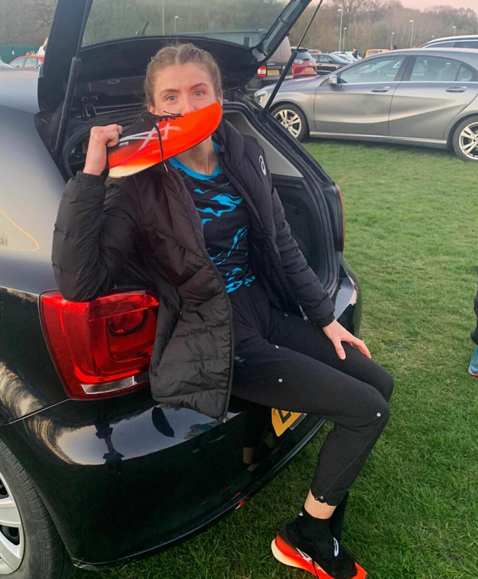 Verdensrekord i å sette en overraskende verdensrekord? Beth-Potter-sko-foto-BP-Facebookside.jpg