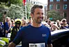 Kronprins Frederik var innom alle de fem løpene og fikk sjøl løpt over 16 km til sammen. (Foto: Deniz Holdt)