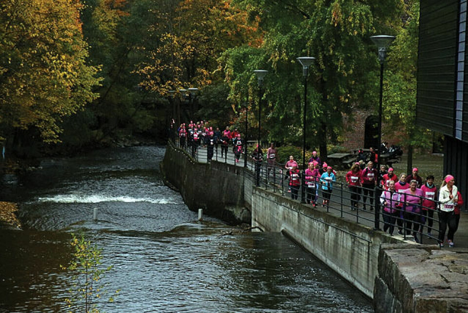 Det var ikke bare i Amsterdam det ble løpt langs kanaler. Også Oslo har fått sin Det var ikke bare i Amsterdam det ble løpt langs kanaler. Også Oslo har fått sin