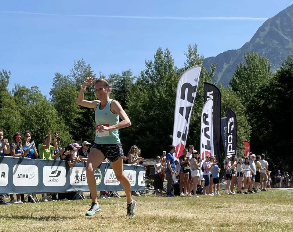 Norske jenter hevda seg godt på 10 kilometeren i Mont Blanc Marathon Elodie-ALEXANDRE-foto-Christian-Prestegaard.jpg