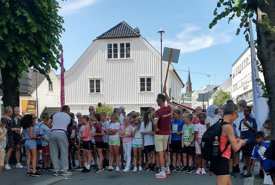 Barneløpet åpnet løpsfesten under Kristinaløpet i Tønsberg lørdag ettermiddag. (Foto: Roger Christiansen). Barneløpet åpnet løpsfesten under Kristinaløpet i Tønsberg lørdag ettermiddag. (Foto: Roger Christiansen).