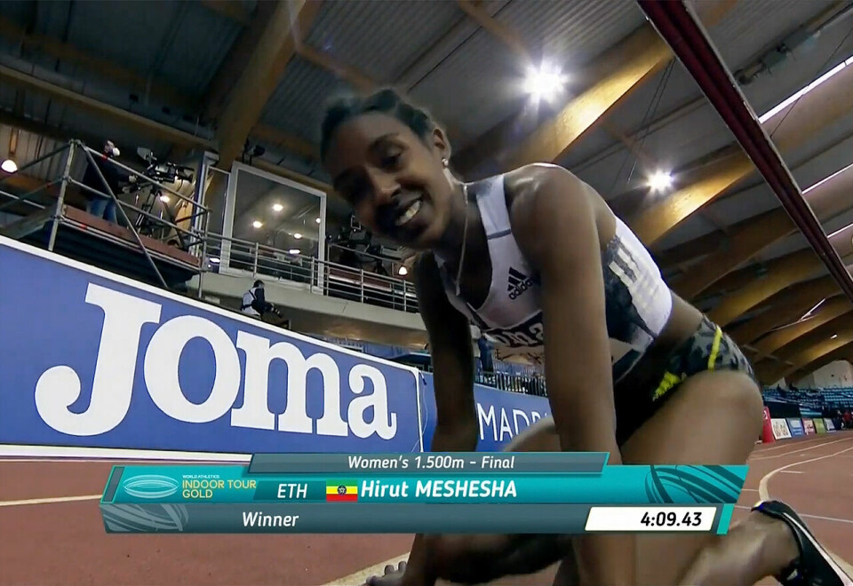 Etiopisk dominans i World Athletics Indoor Tour Gold i Madrid Madrid_Hirut_Mesesha_1500m.jpg