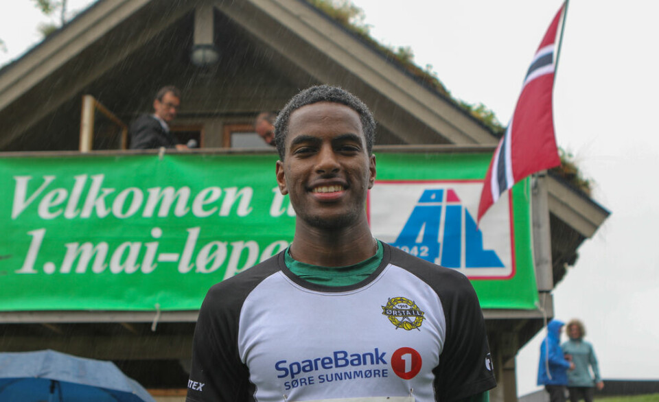 Nahom Kibreab og Tiril Hasund vant 1. mai løpet på Åheim Foto_Martin Hauge-Nilsen1.jpg