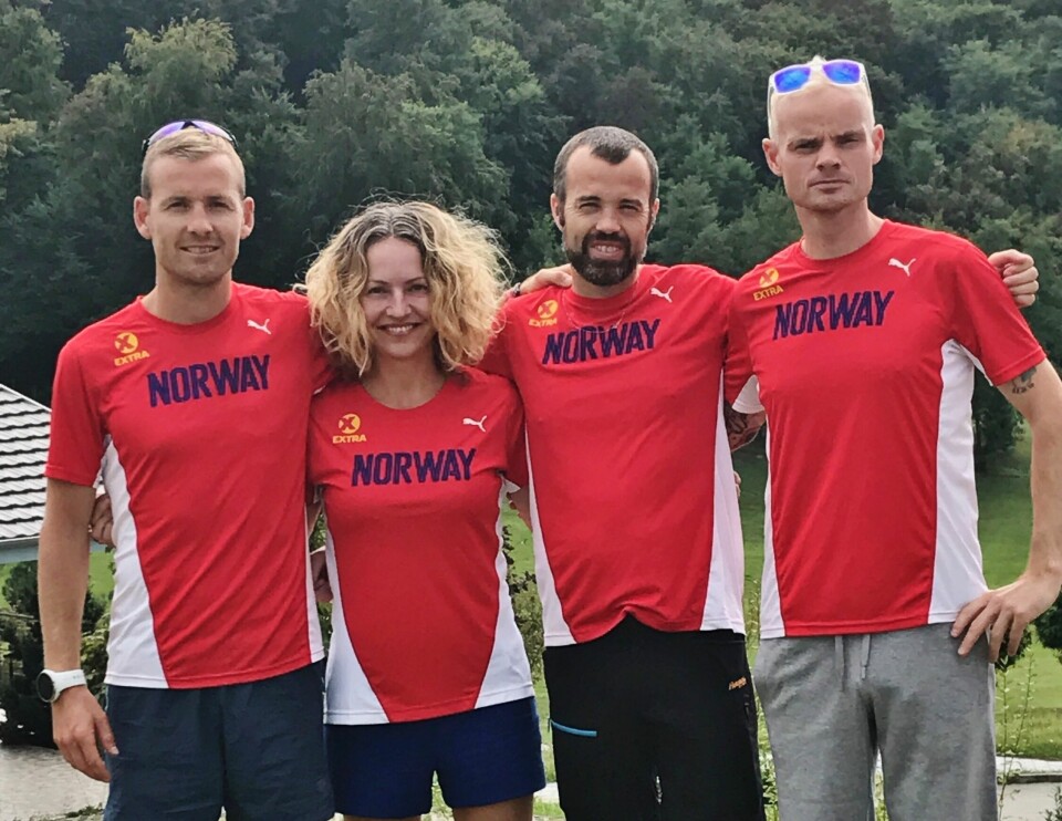 Den norske troppen sist det ble arrangert VM på 100 km, i Kroatia 2018, da Didrik Hermansen, Therese Falk, Svein-Ove Risa og Bjørn Tore Kronen Taranger representerte Norge. Den norske troppen sist det ble arrangert VM på 100 km, i Kroatia 2018, da Didrik Hermansen, Therese Falk, Svein-Ove Risa og Bjørn Tore Kronen Taranger representerte Norge.