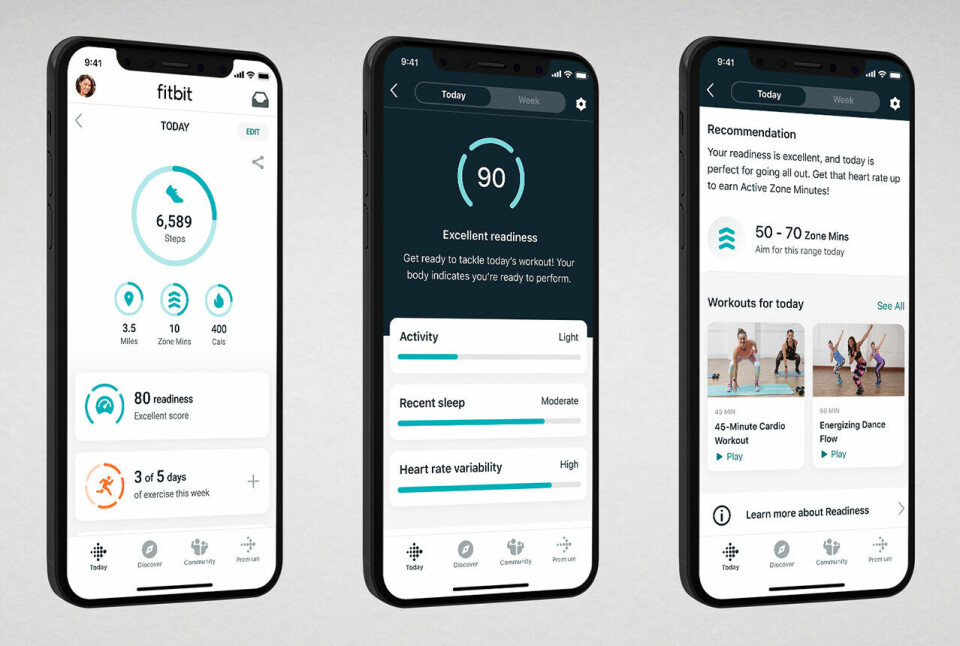 Aktivitetsmåler med fokus på helseveiledning Fitbit_Premium_Daily_Readiness_High_iOS_Screens.jpg