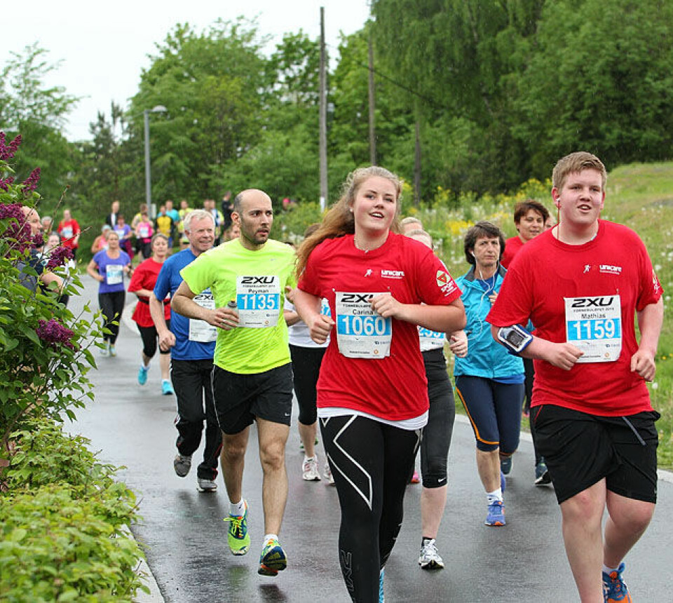 Annie Bersagel slo nesten alle gutta i Fornebuløpet 5km_baktropp_groent_A20G1228.jpg