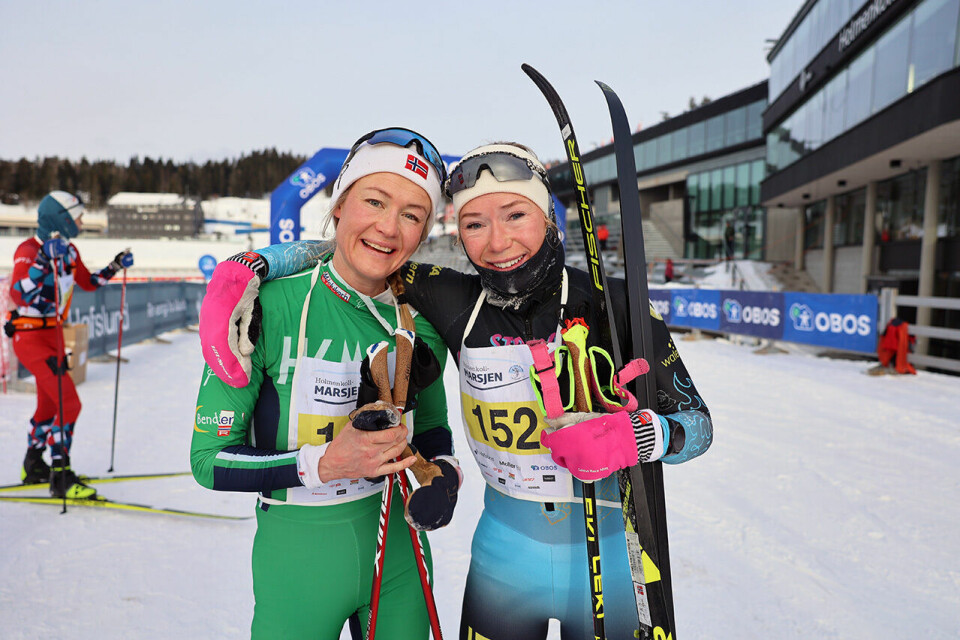 Kasper Stadaas og Anniken Gjerde Alnæs vant Holmenkollmarsjen tuva-toftdahl-staver-ingrid-hannestad.jpg
