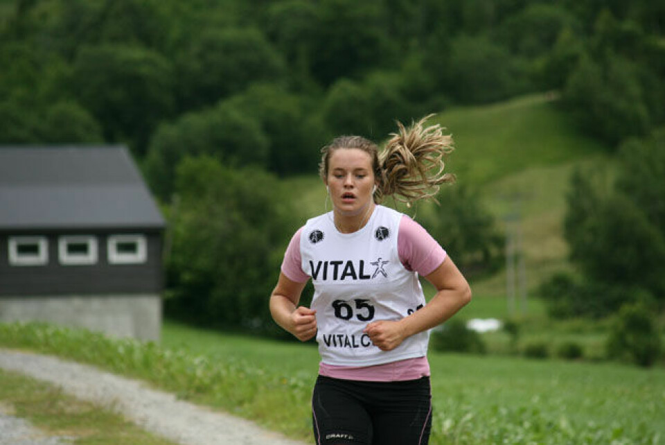 Marit Eide satte løyperekord Erika Tøsse